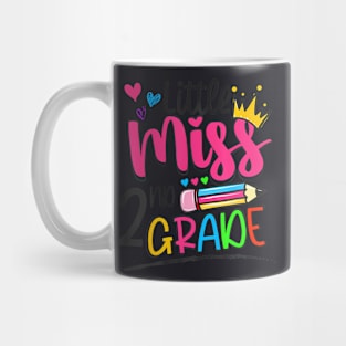Little Miss Second Grade Back To School 2Nd Grader Mug